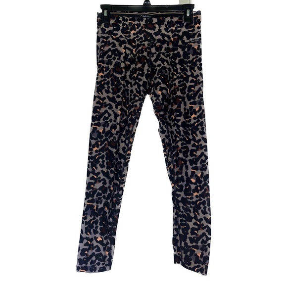 Calvin Klein Performance cheetah leggings size small - Picture 1 of 3